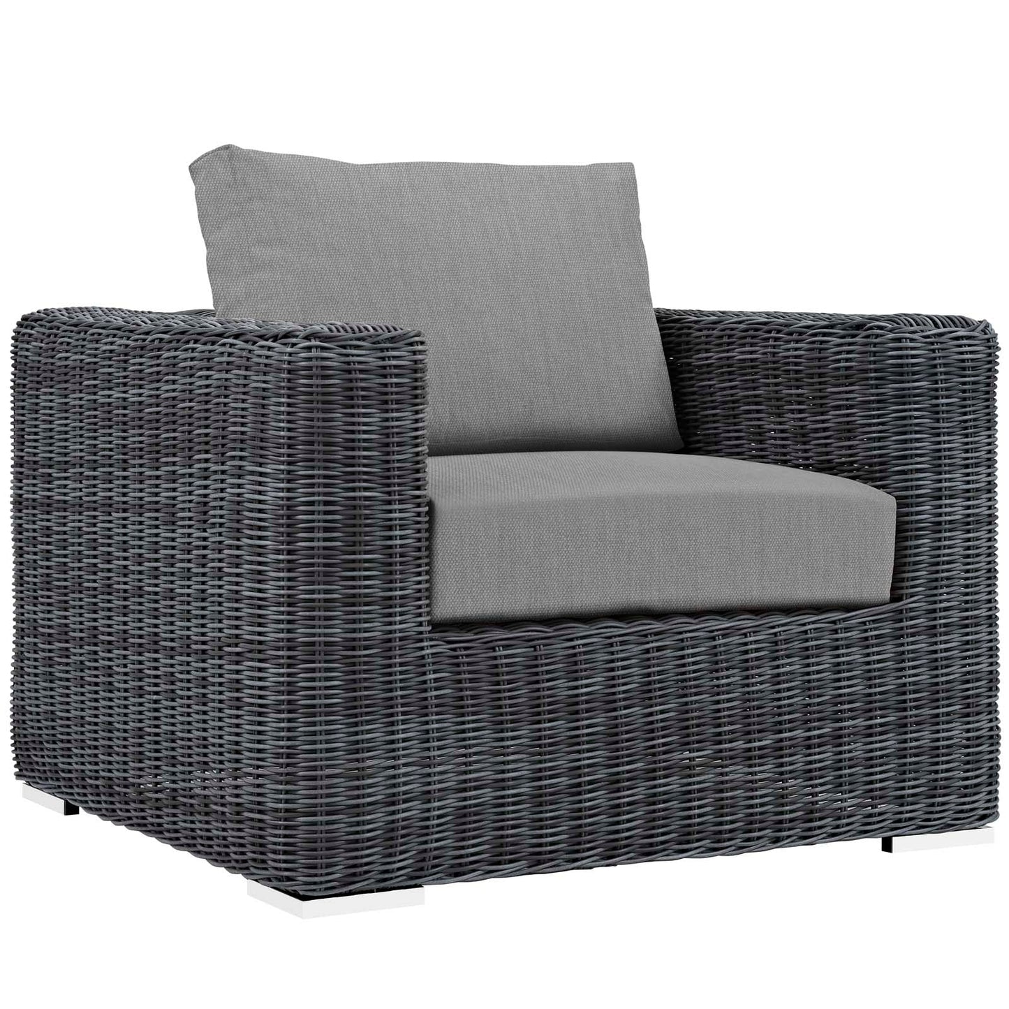 Summon 5 Piece Outdoor Patio Sunbrella¨ Sectional Set by Modway