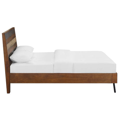 Arwen Queen Rustic Wood Bed by Modway