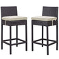 Lift Outdoor Patio Bar Stool Set of 2 by Modway