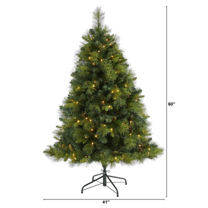 5' North Carolina Mixed Pine Artificial Christmas Tree