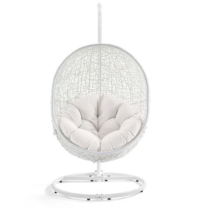 Hide Outdoor Patio Sunbrella¨ Swing Chair With Stand by Modway