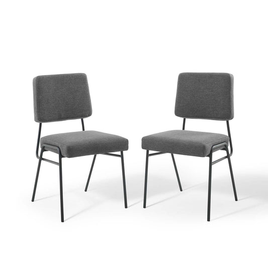 Craft Dining Side Chair Upholstered Fabric Set of 2