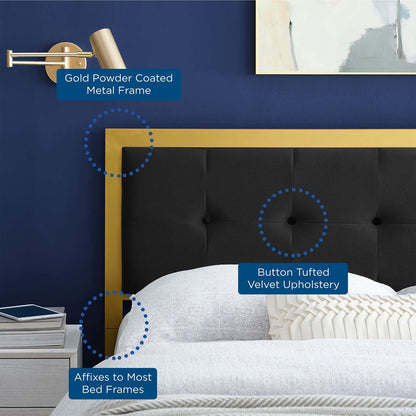 Teagan Tufted Performance Velvet Full Headboard by Modway