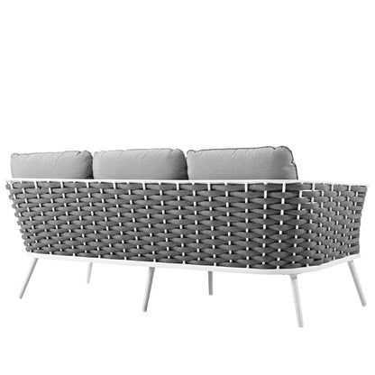 Stance Outdoor Patio Aluminum Sofa by Modway