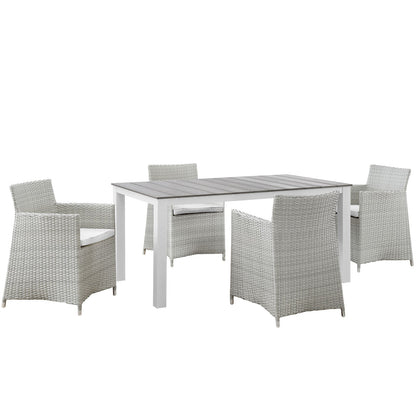 Junction 5 Piece Outdoor Patio Dining Set by Modway