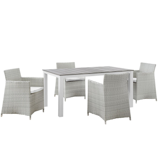 Junction 5 Piece Outdoor Patio Dining Set by Modway