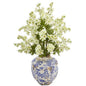 23" Dancing Daisy Artificial Arrangement in Decorative Vase