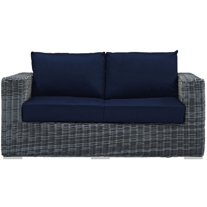 Summon Outdoor Patio Sunbrella¨ Loveseat by Modway