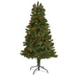 5' Rocky Mountain Spruce Artificial Christmas Tree w/ Pinecones
