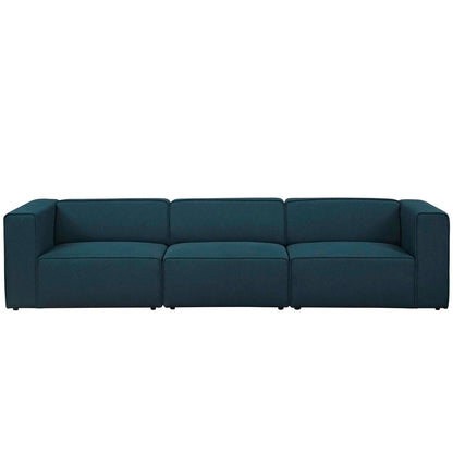 Mingle 3 Piece Upholstered Fabric Sectional Sofa Set by Modway