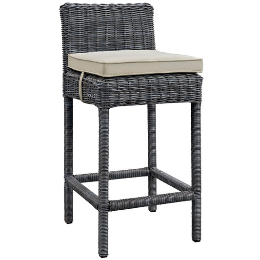 Summon Outdoor Patio Sunbrella¨ Bar Stool by Modway