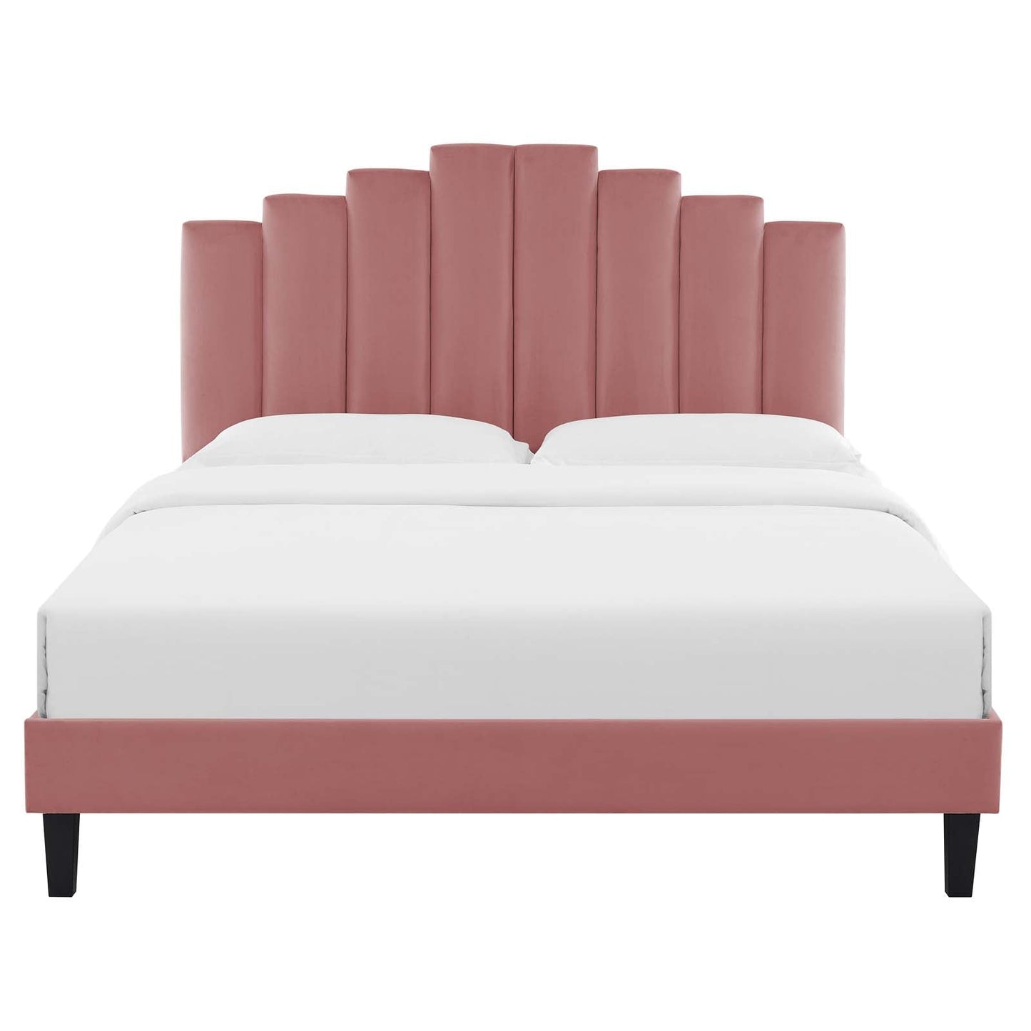 Elise Performance Velvet Twin Platform Bed by Modway