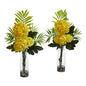 Tropical Mum Artificial Arrangement (Set of 2)