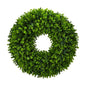 25" Eucalyptus Artificial Wreath 4344 By Nearly Natural