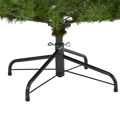 7' Colorado Mountain Pine Artificial Christmas Tree w/ 450 Clear Lights