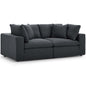 Commix 2 Piece Down Filled Overstuffed Sectional Sofa Set by Modway