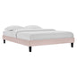 Reign Performance Velvet Queen Platform Bed Frame by Modway