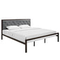Mia Fabric King Bed by Modway
