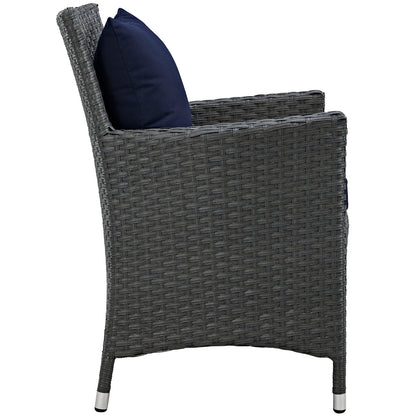 Sojourn Dining Outdoor Patio Sunbrella¨ Armchair by Modway