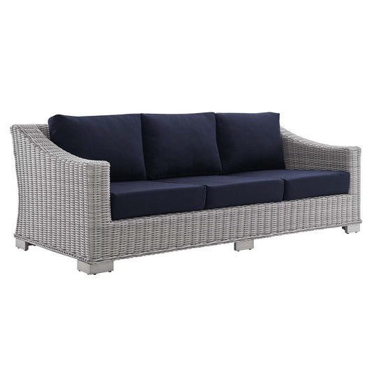 Conway Sunbrella¨ Outdoor Patio Wicker Rattan Sofa by Modway