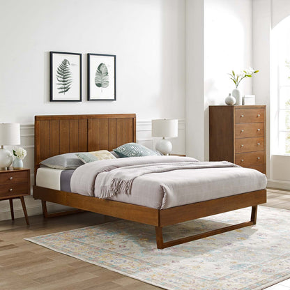 Alana Wood King Platform Bed With Angular Frame by Modway