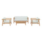 Bayport 4 Piece Outdoor Patio Teak Set by Modway