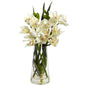 Cymbidium Orchid w/Vase