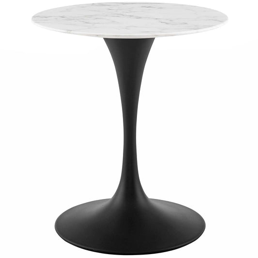 Lippa 28" Round Faux Marble Dining Table by Modway