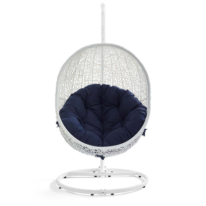 Hide Outdoor Patio Sunbrella¨ Swing Chair With Stand by Modway