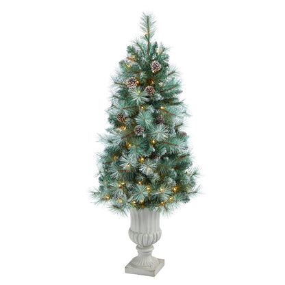 4.5' Frosted Tip British Columbia Mountain Pine Artificial Christmas Tree