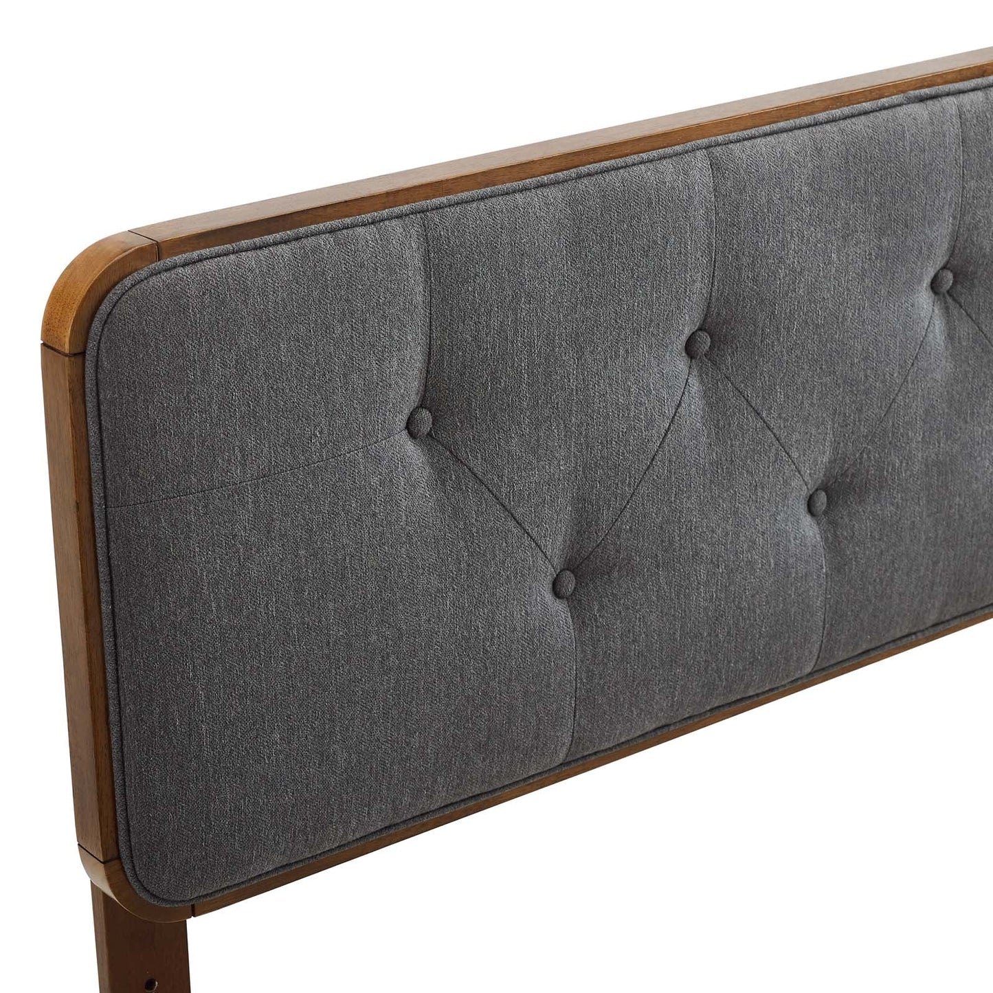 Collins Tufted Fabric and Wood Twin Headboard by Modway