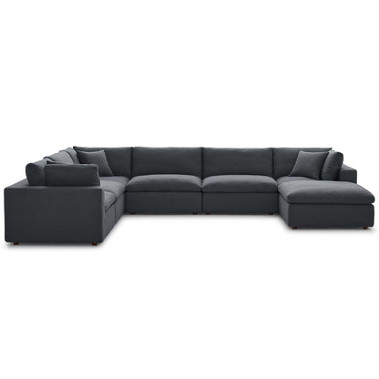 Commix 7-Piece Down Filled Overstuffed Sectional Sofa by Modway