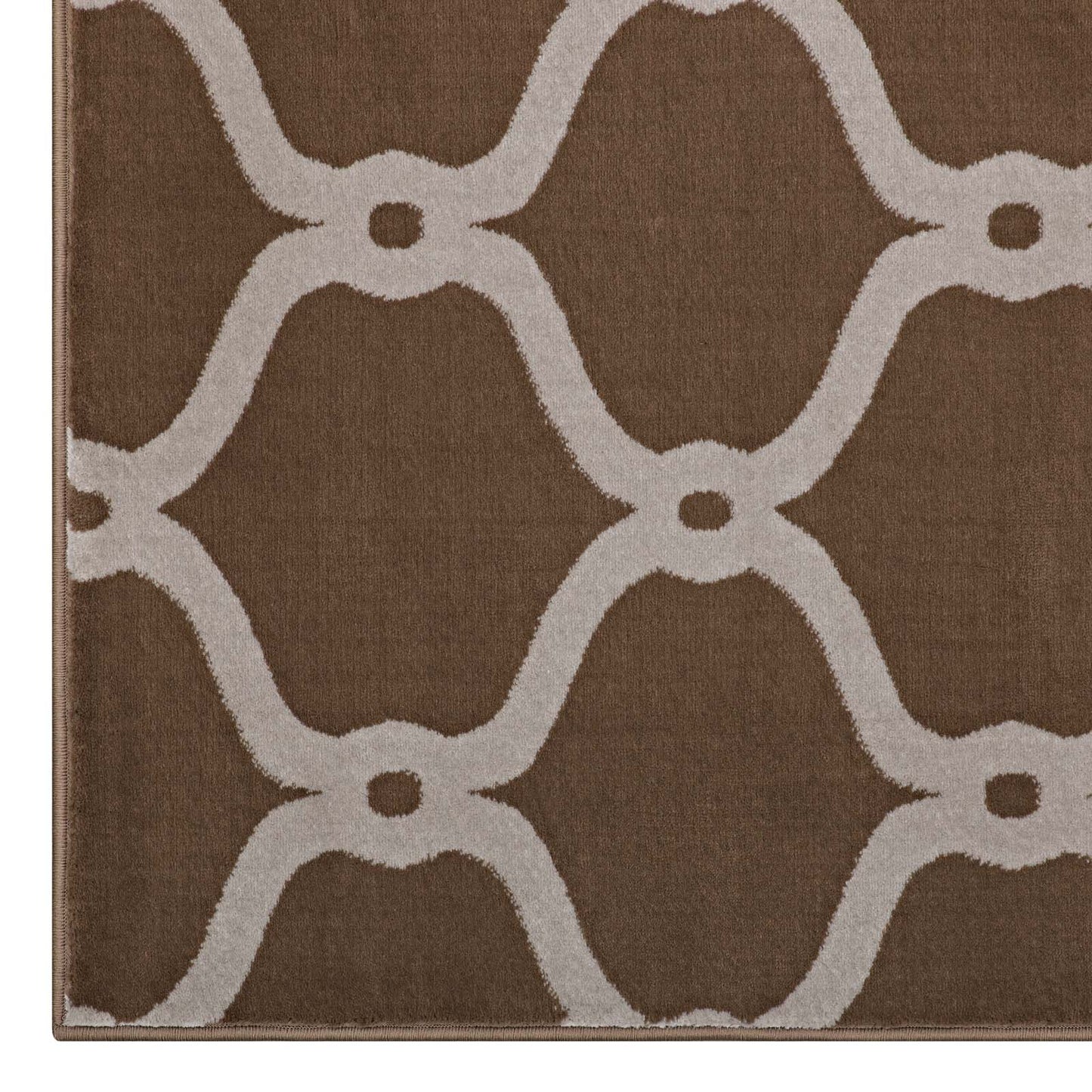 Beltara Chain Link Transitional Trellis 8x10 Area Rug by Modway
