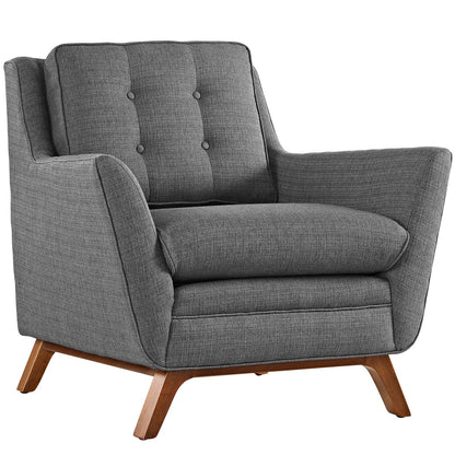 Beguile Upholstered Fabric Living Room Set Set of 2 by Modway