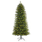 7.5' Belgium Fir 'Natural Look' Artificial Christmas Tree w/ 550 Clear LED Light