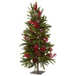 36"  Pine & Berry Christmas Tree