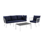 Riverside 5 Piece Outdoor Patio Aluminum Set by Modway