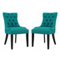 Regent Fabric Dining Side Chair Set of 2 by Modway