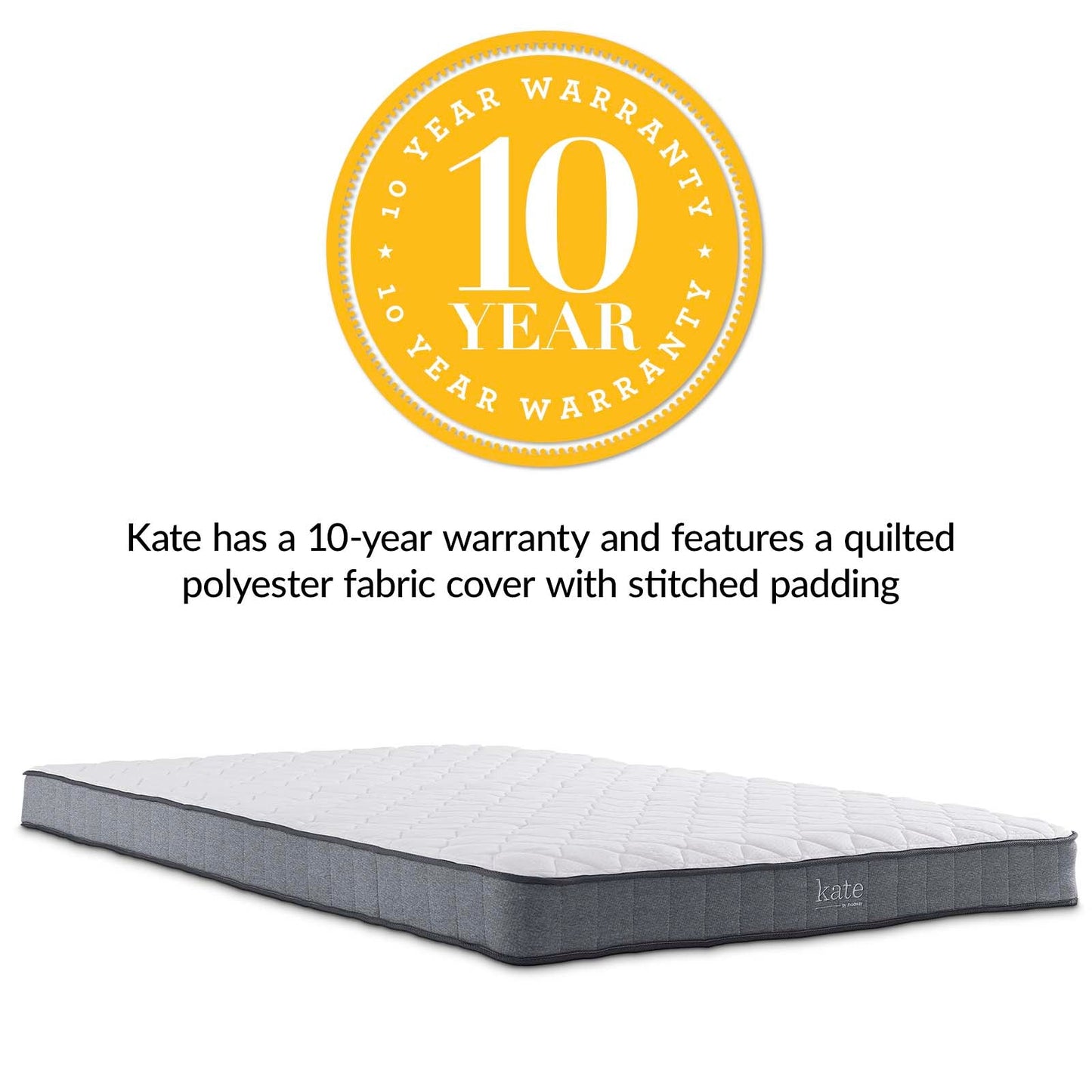 Kate 6" Queen Mattress by Modway