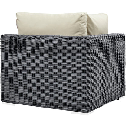 Summon Outdoor Patio Sunbrella¨ Corner by Modway