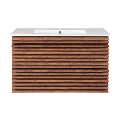 Render 36" Wall-Mount Bathroom Vanity by Modway
