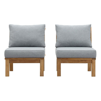 Marina 2 Piece Outdoor Patio Teak Set by Modway