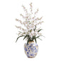 28" Dancing Lady Orchid Artificial Arrangement in Decorative Vase