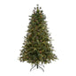6' Snowed Tipped Clermont Mixed Pine Artificial Christmas Tree