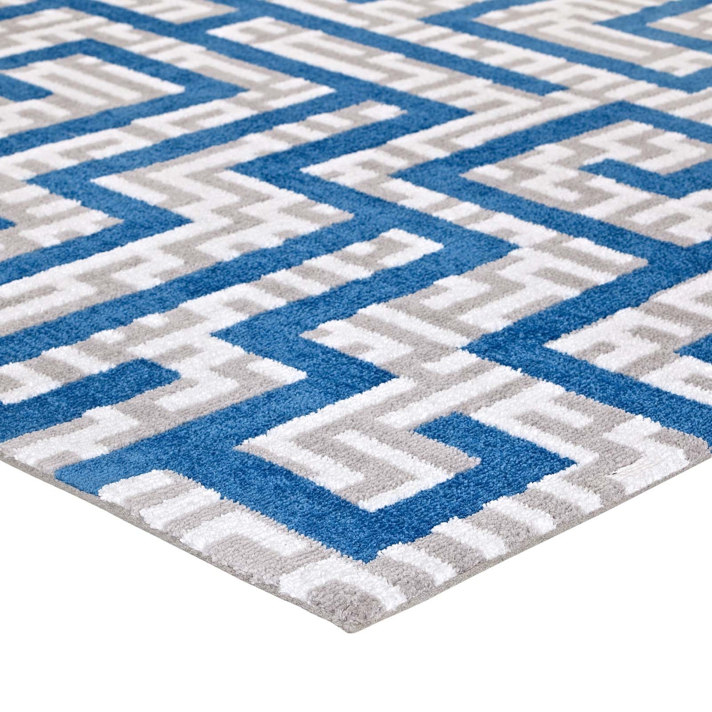 Nahia Geometric Maze 8x10 Area Rug by Modway