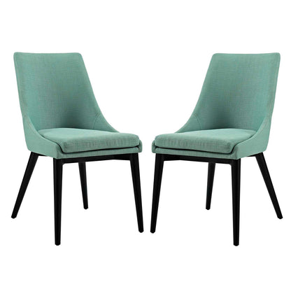 Viscount Fabric Dining Side Chair Set of 2 by Modway