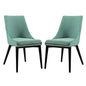 Viscount Fabric Dining Side Chair Set of 2 by Modway