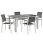 Shore 5 Piece Outdoor Patio Aluminum Dining Set by Modway