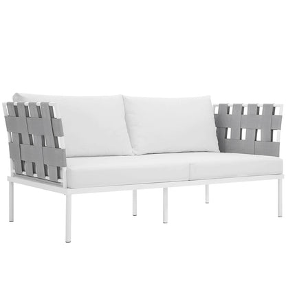 Harmony Outdoor Patio Aluminum Loveseat by Modway