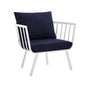 Riverside Outdoor Patio Aluminum Armchair by Modway